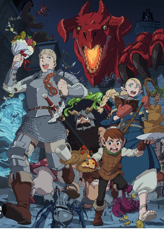 仕事も家でも自由がなく、しゃーなくAmazonPrime Videoの「ダンジョン飯」にはまってます。
見出したきっかけが、マッサージ師との会話でオススメの漫画からです。