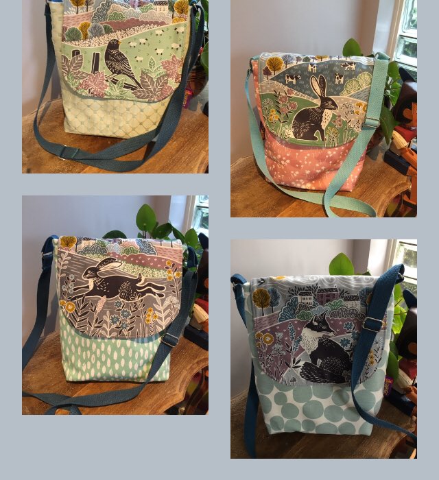 A lovely day for a country walk? New summer messenger bags - magnetic popper closure, adj strap and zipped pocket inside- happy to give more info, photos, just ask! #ukgiftam #NatureIsAmazing #countryside #WeekendReady