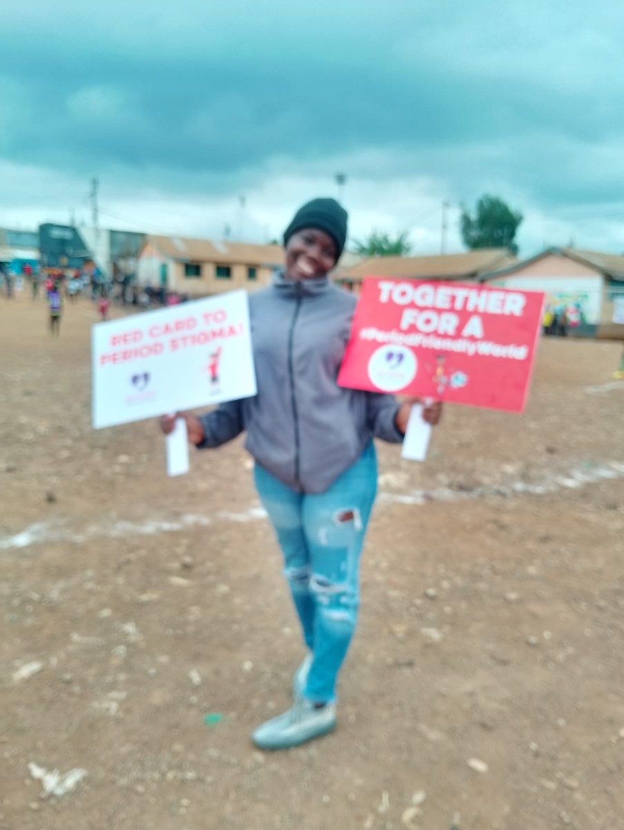 Today Let's break the silence and stigma around menstrual hygiene Every person deserves access to safe and dignified menstrual care #EndPeriodStigma ,@polycomdev @sisters mad