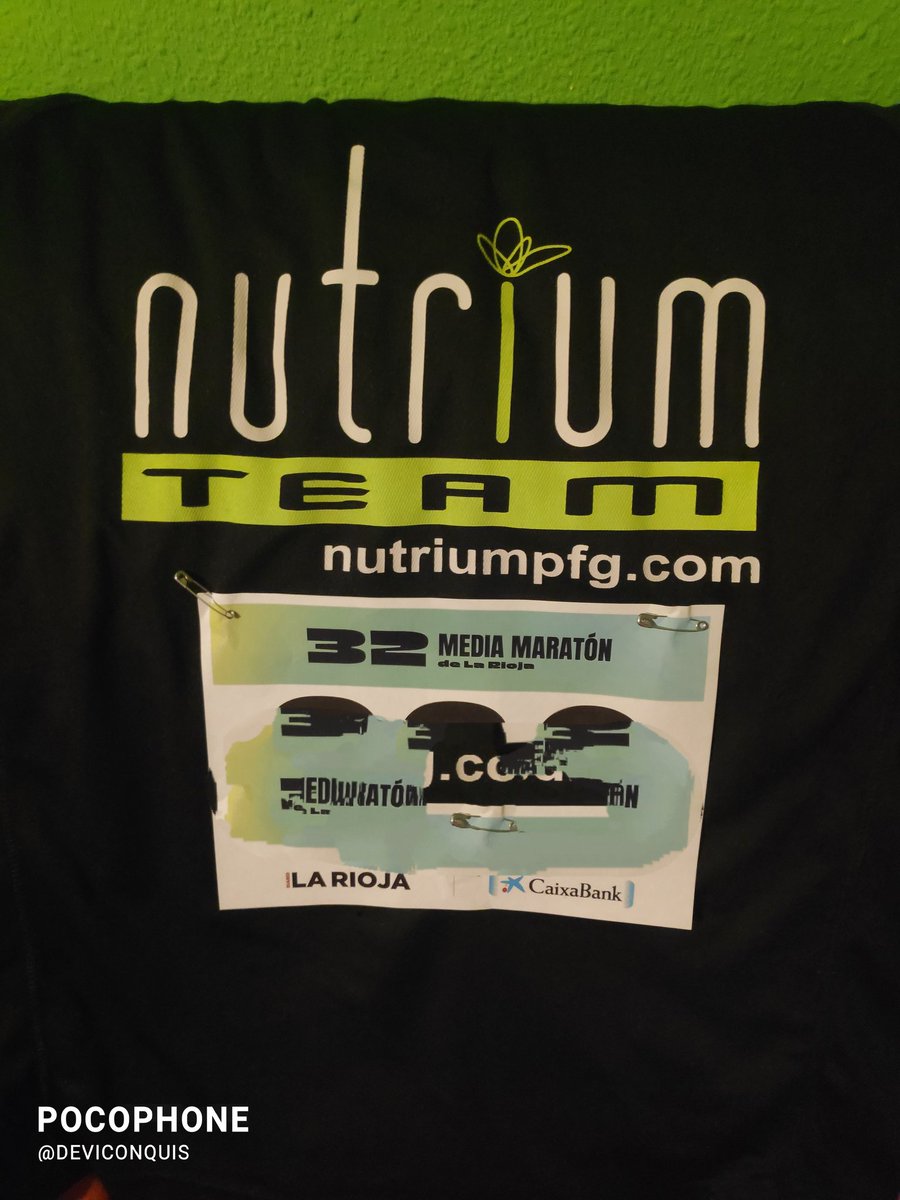 Mañana por la mañana te espero, Juana... 
#MediaMaratondeLaRioja #Logroño #NutriumTeam #TutuRosa