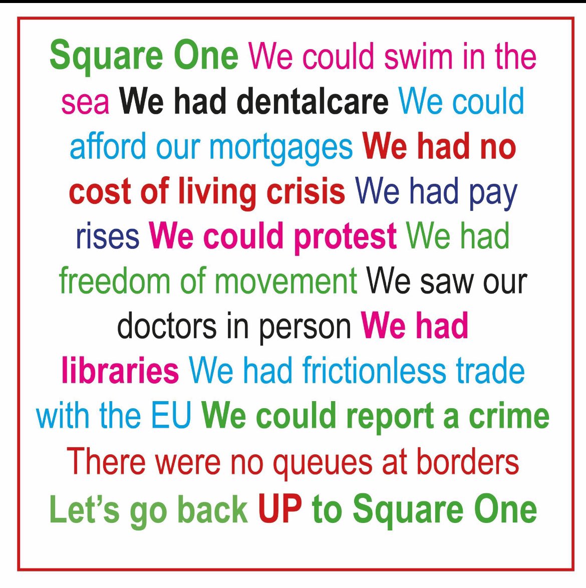 When Tories tell us Labour would return us to square one. This is what square one means. RT it, screenshot it, reply with it, post it