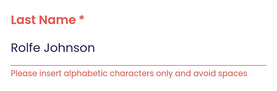 Hey guess what <a href="/CommunityFibre/">Community Fibre</a> -  surnames can have spaces in them