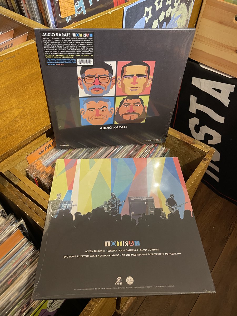 Kung-Fu Recordsを代表するパンクバンド、AUDIO KARATEの最新作が再入荷！DESCENDENTS/ALLのBill StevensonとFACE TO FACEのTrever Keithによるプロデュース作！ icegrillsnerds.com/?pid=168011532