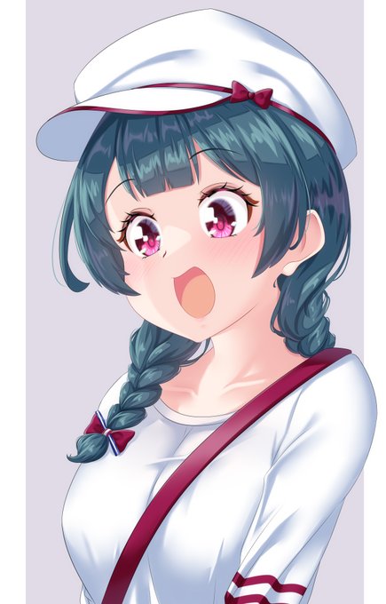 "Tsushima Yoshiko"
Order from "@bigballerbrowno"
Hope you like it ^^
(*ˊᗜˋ*)/ᵗᑋᵃᐢᵏ ᵞᵒᵘ*

#CommissionedArt #commissions 