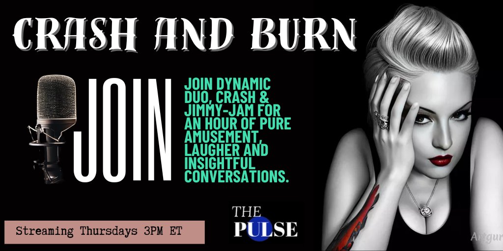 Join Dynamic Duo Crash & Jimmy-Jam for an hour of PURE AMUSEMENT, laugher and insightful conversations CRASH & BURN Podcast Join them every Thursday at 3PM EST @Chevy_mama @TheOldMansPodc1 @pcast_ol @tpc_ol @band_ol Link to LiveStream: bit.ly/44B0dzz