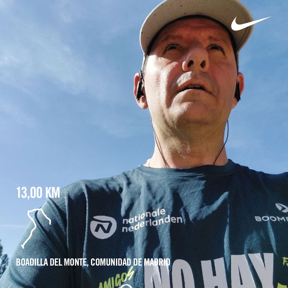 luisperezlopez's tweet image. Un poco de trote para comenzar el sábado... Acabo de correr 13.00 km a un ritmo de 5'58" con #NikePlus.
