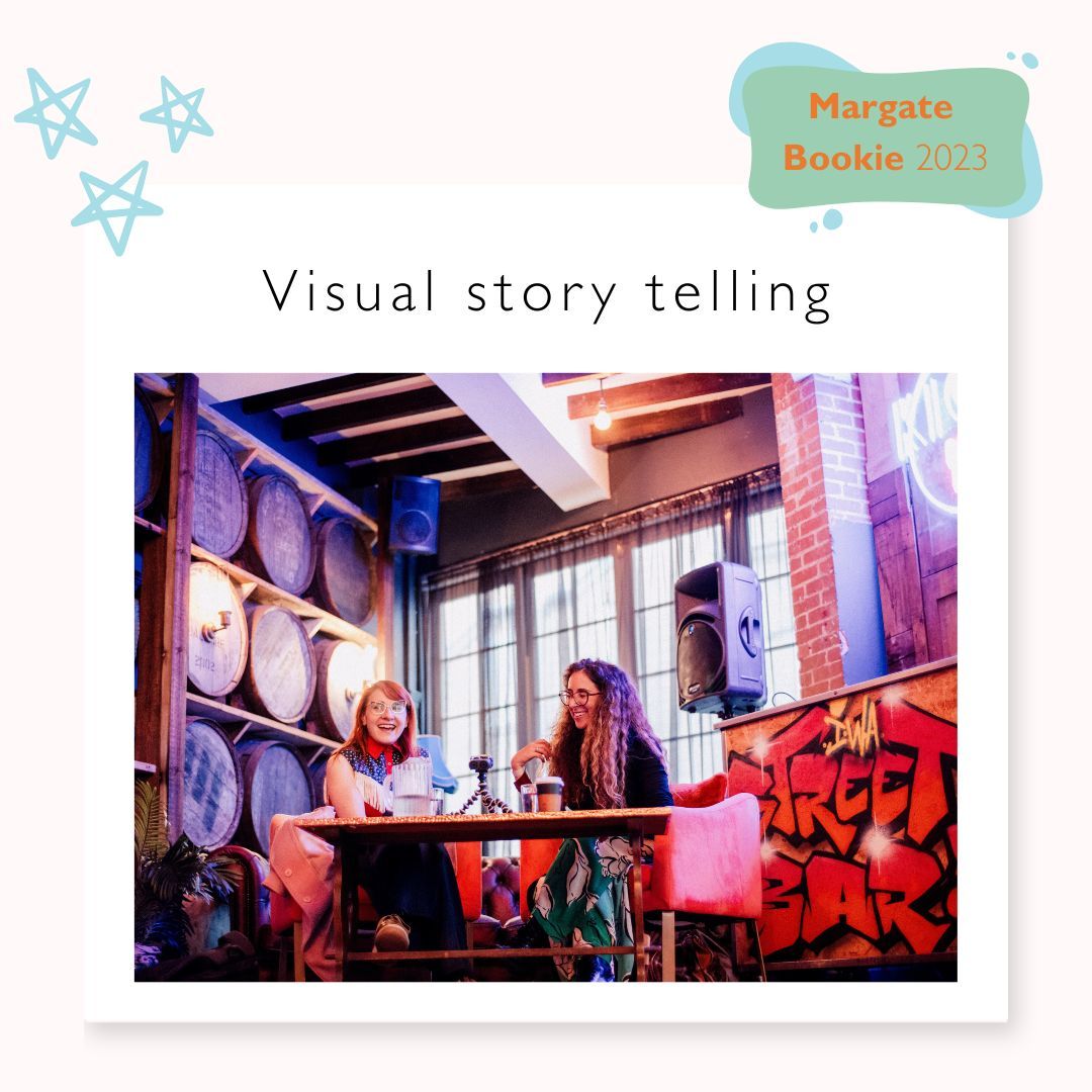 We loved this event with the amazing @KarrieFransman, renowned graphic novelist and master of visual storytelling, and Miriam Robinson, book marketing guru & creator & host of #MyUnlivedLife podcast! #MargateBookie #GraphicNovels