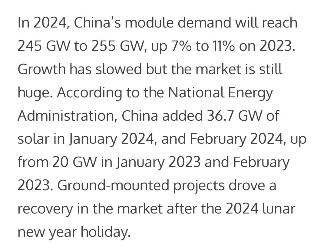 📌China added renewable installations of 36GW in 2 months, India added 18GW in entire FY24

A thread (1/n)👇

#RenewableEnergy #solar #wind #EPC