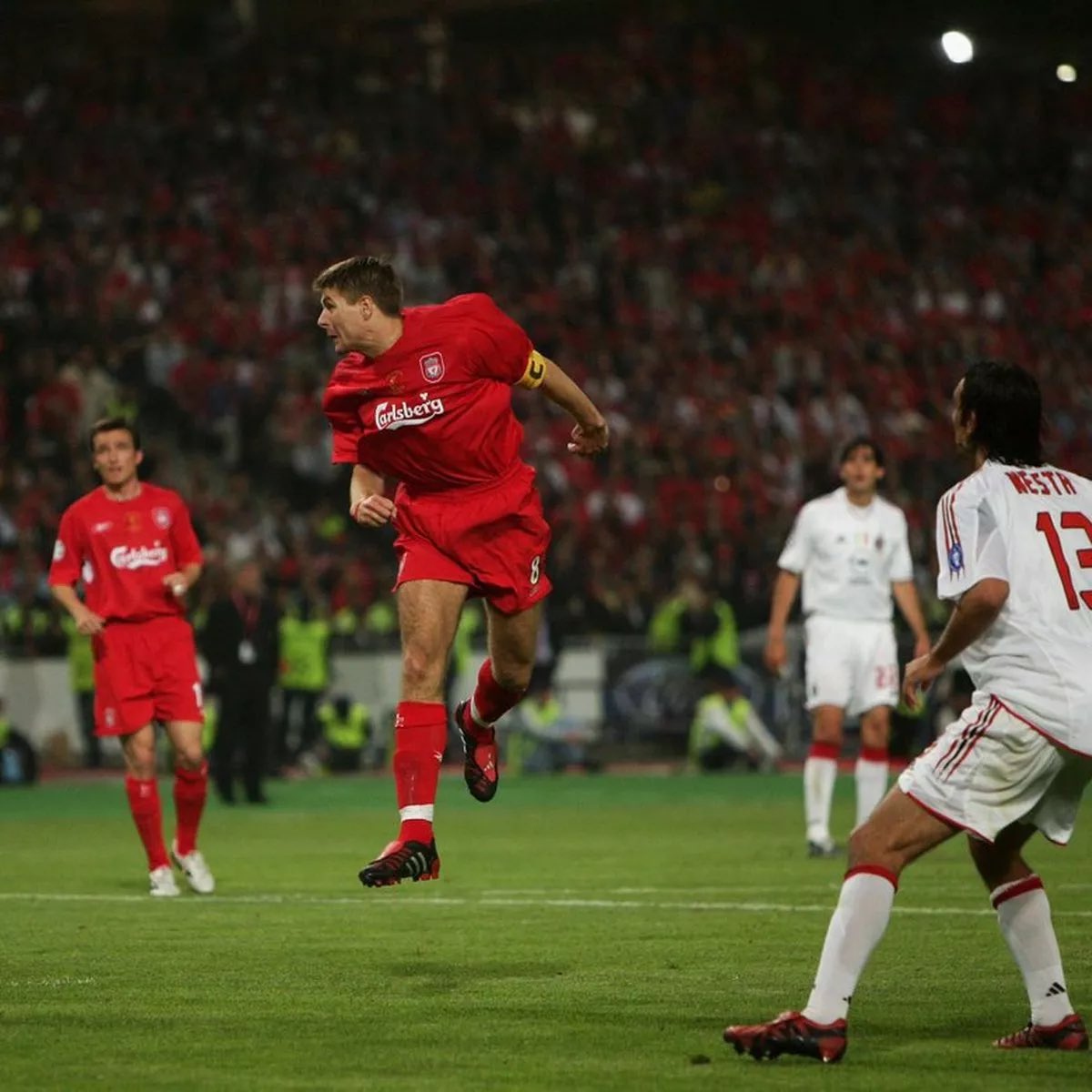 John Arne Riise cross to Steven Gerrard and the rest was history. 😮‍💨 #5