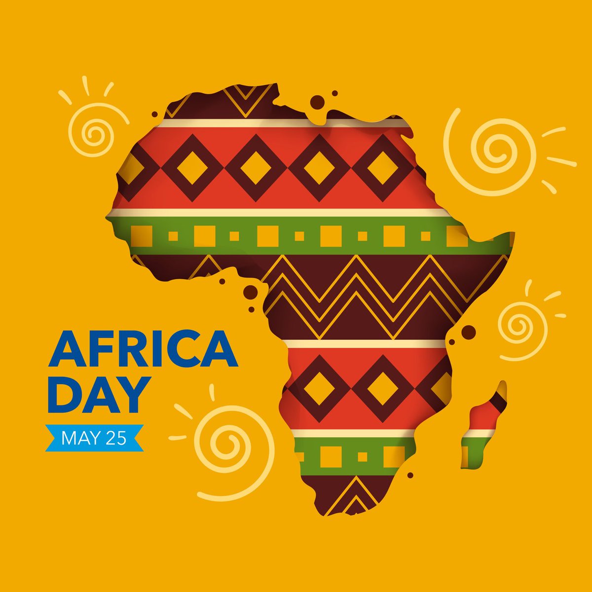 In this #AfricaDay we celebrate and thank the contributions of this diverse and powerful Continent to humankind. Wishing every African a bright future and a good and peaceful life!