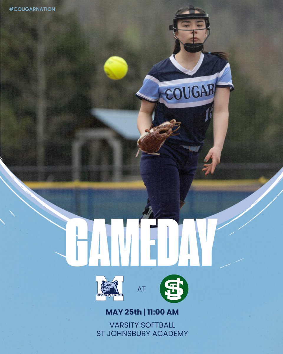 A full slate of action to end the week in #CougarNation …

🎽T&F at @EHSHornetPride Invites
🎾JV GTENN host Chittenden County Jamboree 
⚾️VBASE at @sja_hilltoppers 
⚾️JVBASE v @sja_hilltoppers 
🥎VSOFT at @sja_hilltoppers