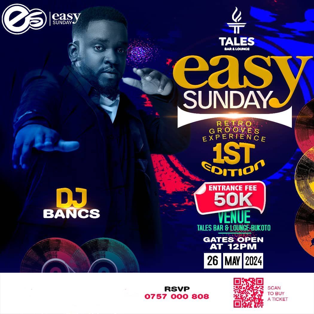 Tomorrow’s plot is here ✅ Let’s meet at Tales for the #RetroGrooveExperience 👏 Get your tickets at only 50k ugx here: olypages.com/t/5eaX #EasySundayAtTales