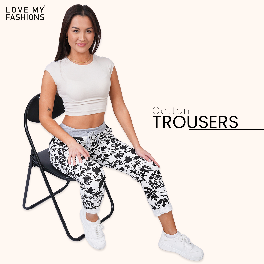 Step into nature with our Leaf Print Drawstring Cotton Trousers! Perfect for a breezy and stylish look, these trousers add a touch of the outdoors to your wardrobe.

Buy Now: rb.gy/o1usxv

#trousers #leafprint #drawstring #fashion #trouserstyle #style #lovemyfashions