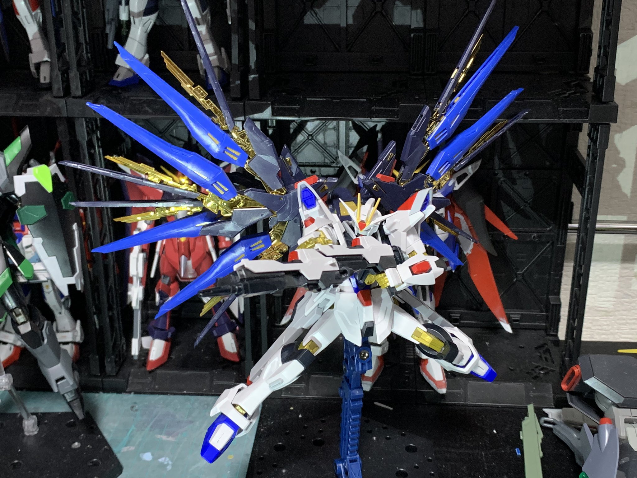 MG マイティストライクフリーダム バックパックアクセサリー HG マイティーストライクフリーダム ガンダム バックパック