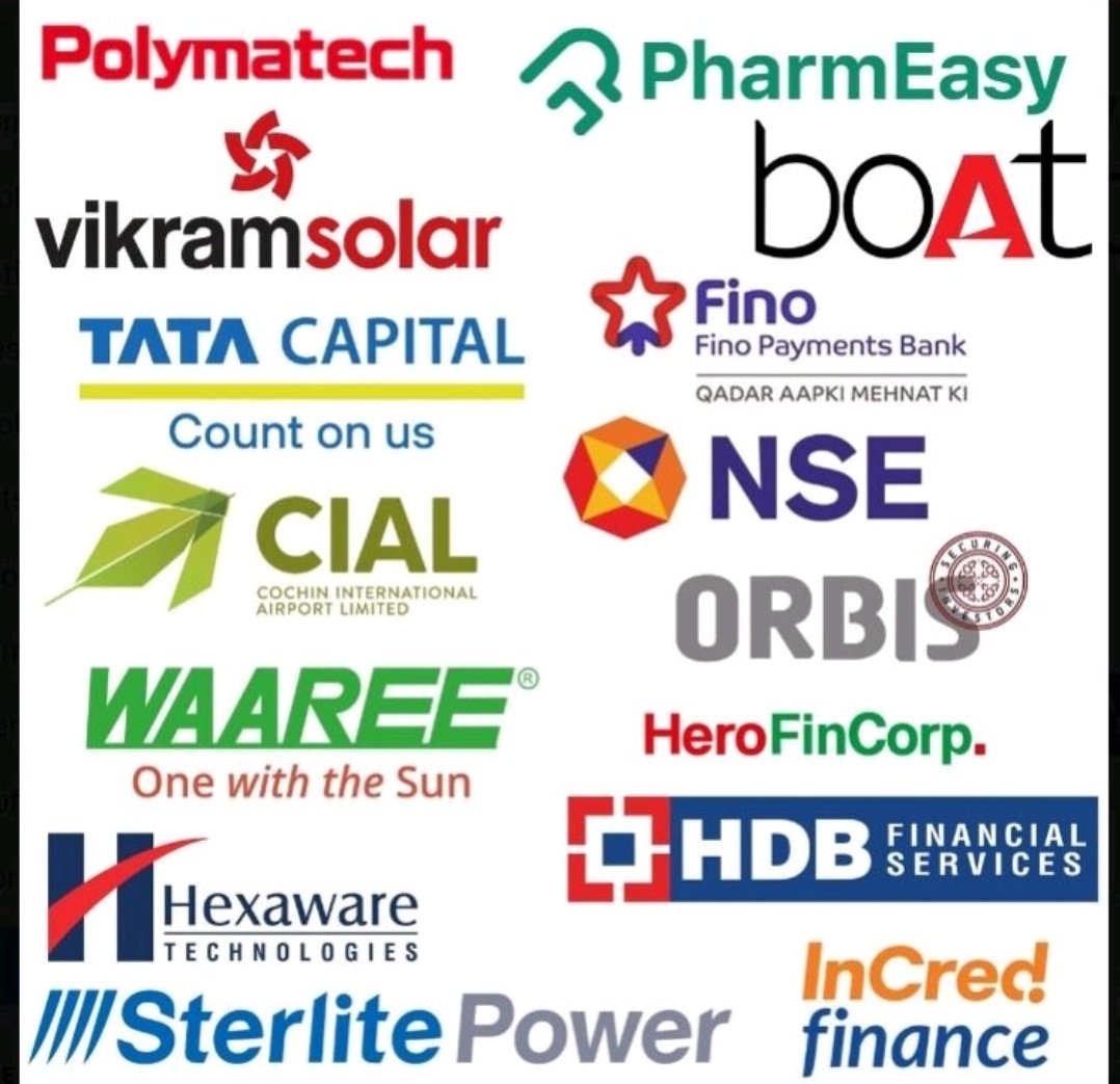 #Unlistedshares
#Privateequity
#Polymatech
#pharmeasy 
#Vikramsolar 
#waareerenewable 
#CIAL
#TataCapital 
#NSE (National stock Exchange)
#Orbisfinance 
#Sterlitepower
#Hdbfinance
#Herofincorp 
#Incredfinance 

Above shares are Available