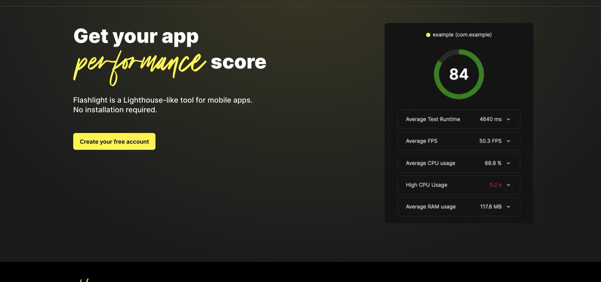 Je suis ravi de vous annoncer notre prochain meetup Okiwi sur Flashlight 🥳, un outil open source de mesure de performance spécialement conçu pour les applications mobile, permettant de détecter et d’analyser les régressions de performance avec <a href="/almouro/">Alexandre Moureaux</a>

Vous trouverez plus de