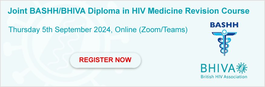Reminder ❗️ 📅 Save the date! On Thursday, 5th September 2024, join the Joint BASHH/BHIVA Diploma in HIV Medicine Revision Course online. @BASHH_UK Perfect for exam prep! 🧠✨ 🔗 bhiva.org/joint-BASHH-BH… #HIVMedicine #MedicalEducation #BHIVA #BASHH