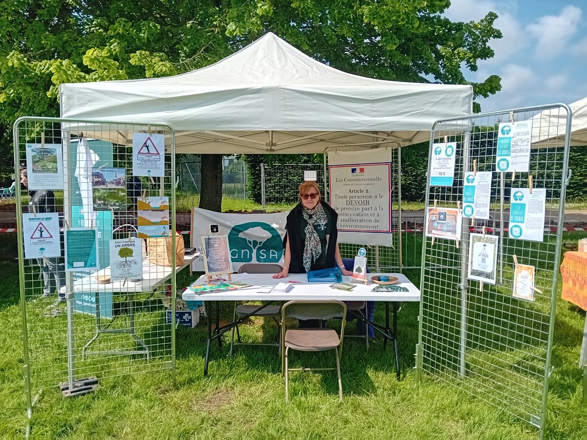 On vous attend aujourd'hui jusqu'à 17h sur le stand du GNSA au parc urbain de Marolles-en-Brie, 94 #arbres #marollesenbrie