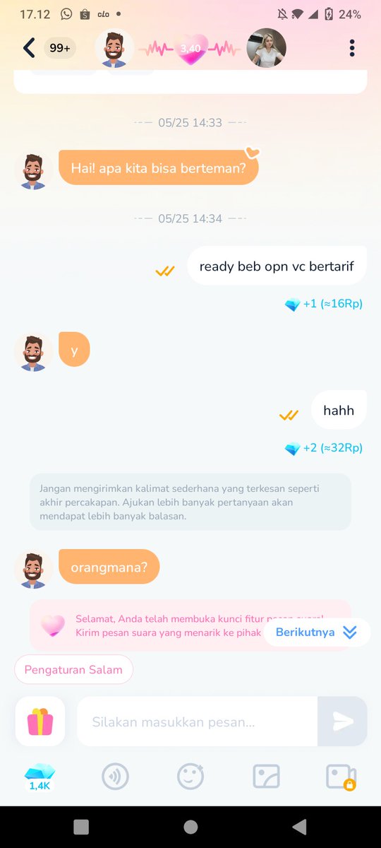 Bungaa879's tweet photo. HATI HATI MODUS PENIPUAN DAN PELECEHAN SEKSUAL ONLINE TOLONG BANTU VIRALKAN ORANG INI KE SEMUA MEDIA SOSIAL TEMAN-TEMAN 
#Viralvideo #pelecehanonline #detiknew https://t.co/L04Rt8dAzx