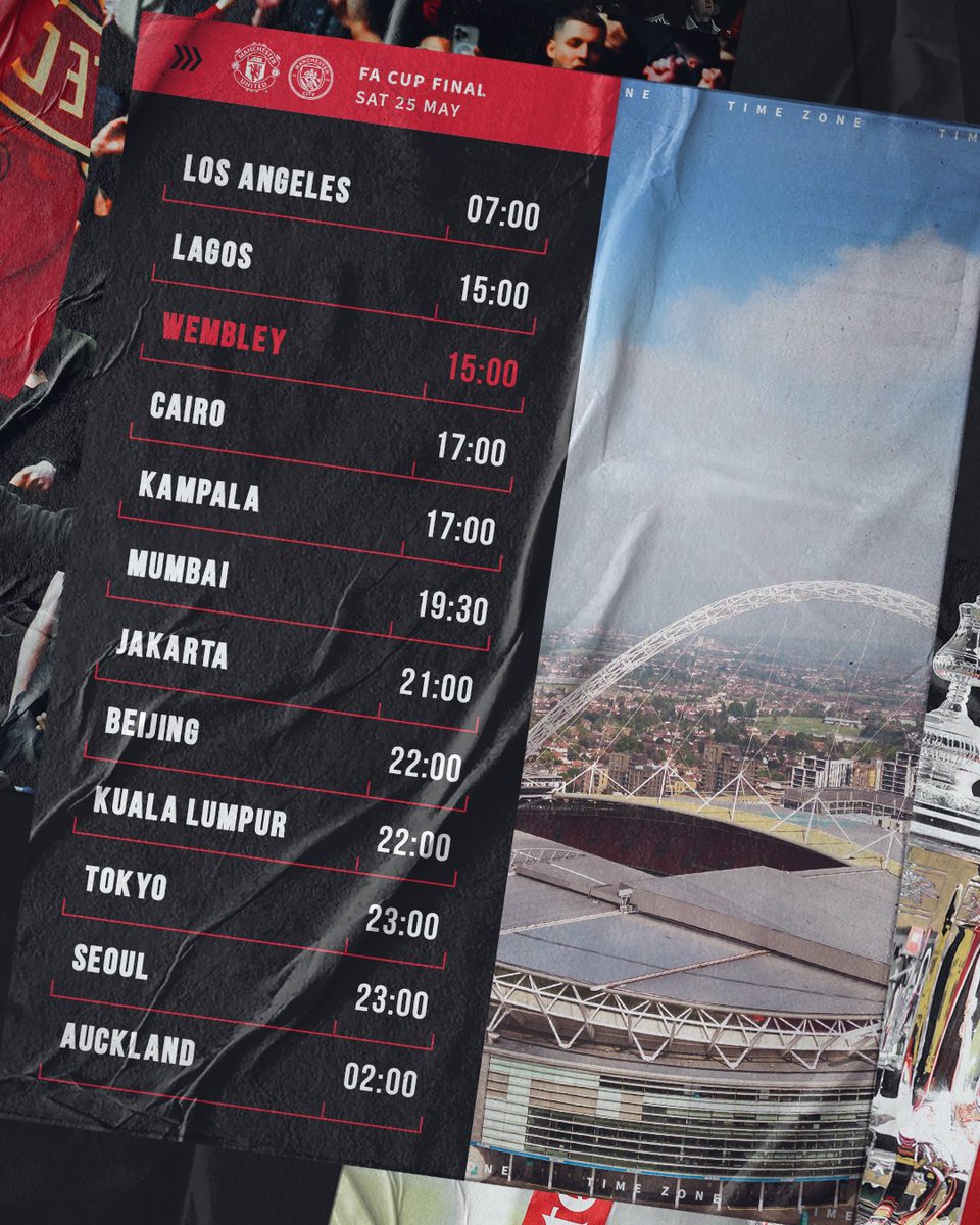 I'm watching the #FACupFinal from _________ 🌍

#MUFC