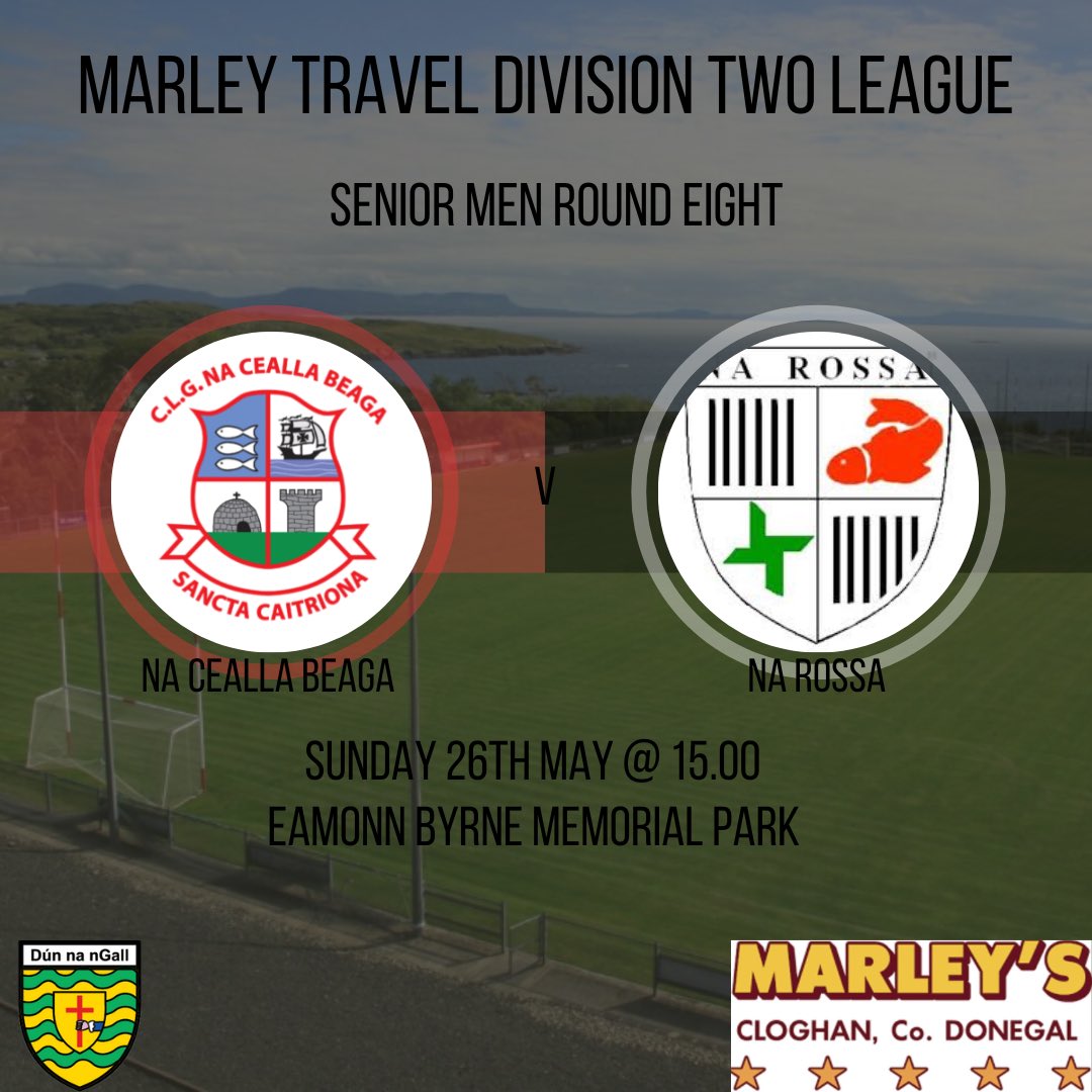 Sunday 26th of May in the eighth round of Marvel Travel Division Two League. Throw in 3PM, Eamonn Byrne Memorial Park. There is no reserve game this weekend! Best of luck to the lads and management 🔴⚪️