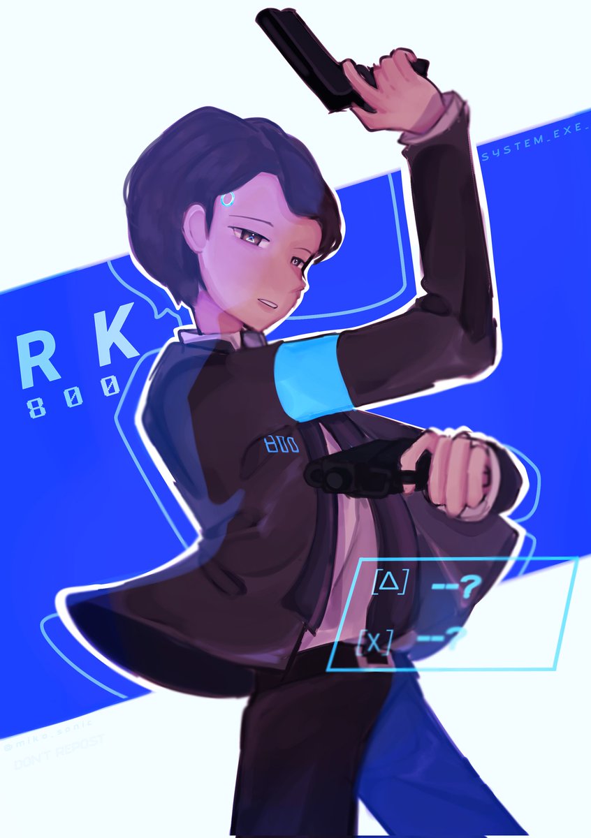 that famous (deviant) hunter... #DetroitBecomeHuman #RK800