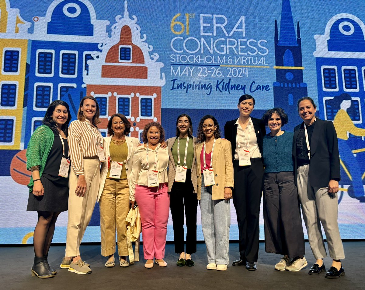 El grupo de #nefrología de la @FPuigvert @HospitalSantPau presente en el 61 Congreso Europeo de Nefrología #ERA24 #WERA 🧫🔬Trabajamos activamente para potenciar la #investigación en nefrología 👩🏽‍🔬🧬 @IRSantPau