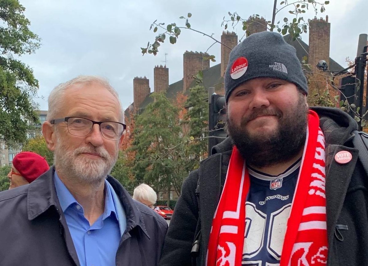 This man helped me when i was at my absolute lowest ebb, homeless and severely mentally ill. There are thousands of similar stories across Islington North. It is my honour and privilege to help him get re-elected to the constituency he has served for 41 years. #VoteCorbyn