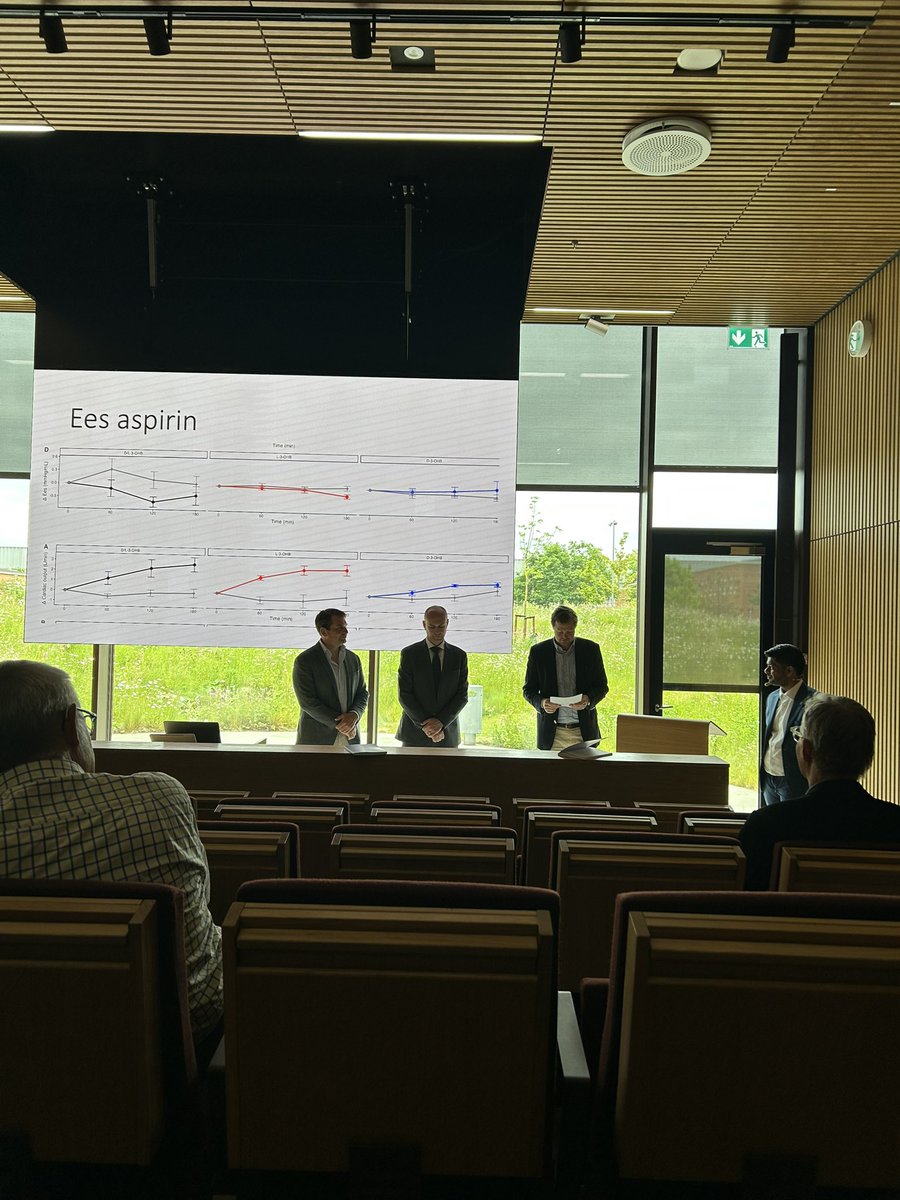 Oskar Hørsdal (@ohorsdal) on Twitter photo Astonishing presentation on #ketones in HF and type 2 diabetes by my co-supervisor <a href="/GNigopan/">Nigopan Gopalasingam</a> who defended his PhD thesis today 🫀
<a href="/AUHCardio/">Department of Cardiology Research AUH</a> Astonishing presentation on #ketones in HF and type 2 diabetes by my co-supervisor <a href="/GNigopan/">Nigopan Gopalasingam</a> who defended his PhD thesis today 🫀
<a href="/AUHCardio/">Department of Cardiology Research AUH</a>
