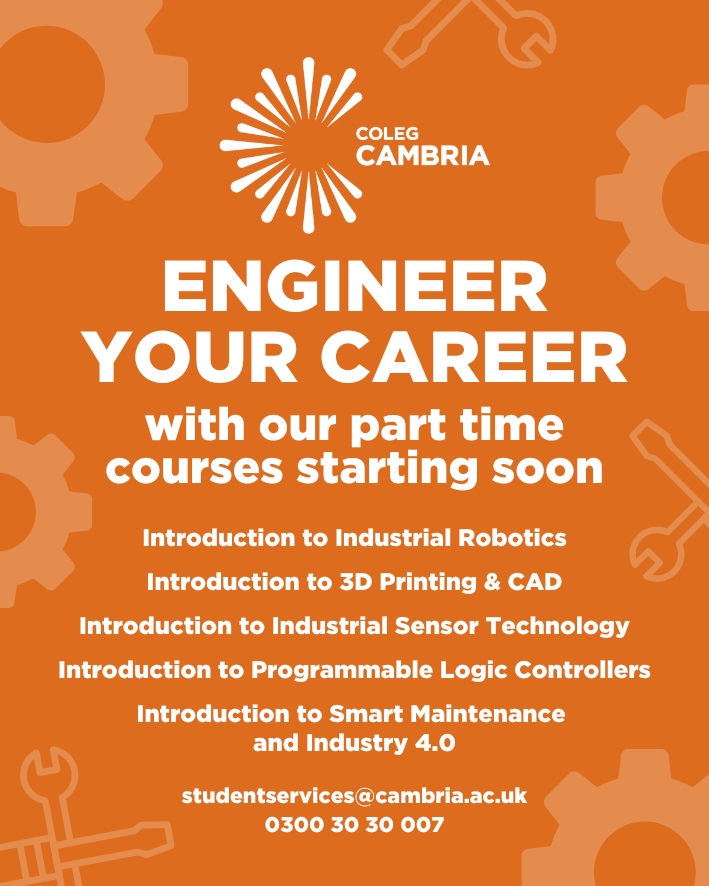 Learn new skills to boost your career or just to learn something new with our part time Engineering courses starting soon! Find out more and enrol here bit.ly/3wFHdn8