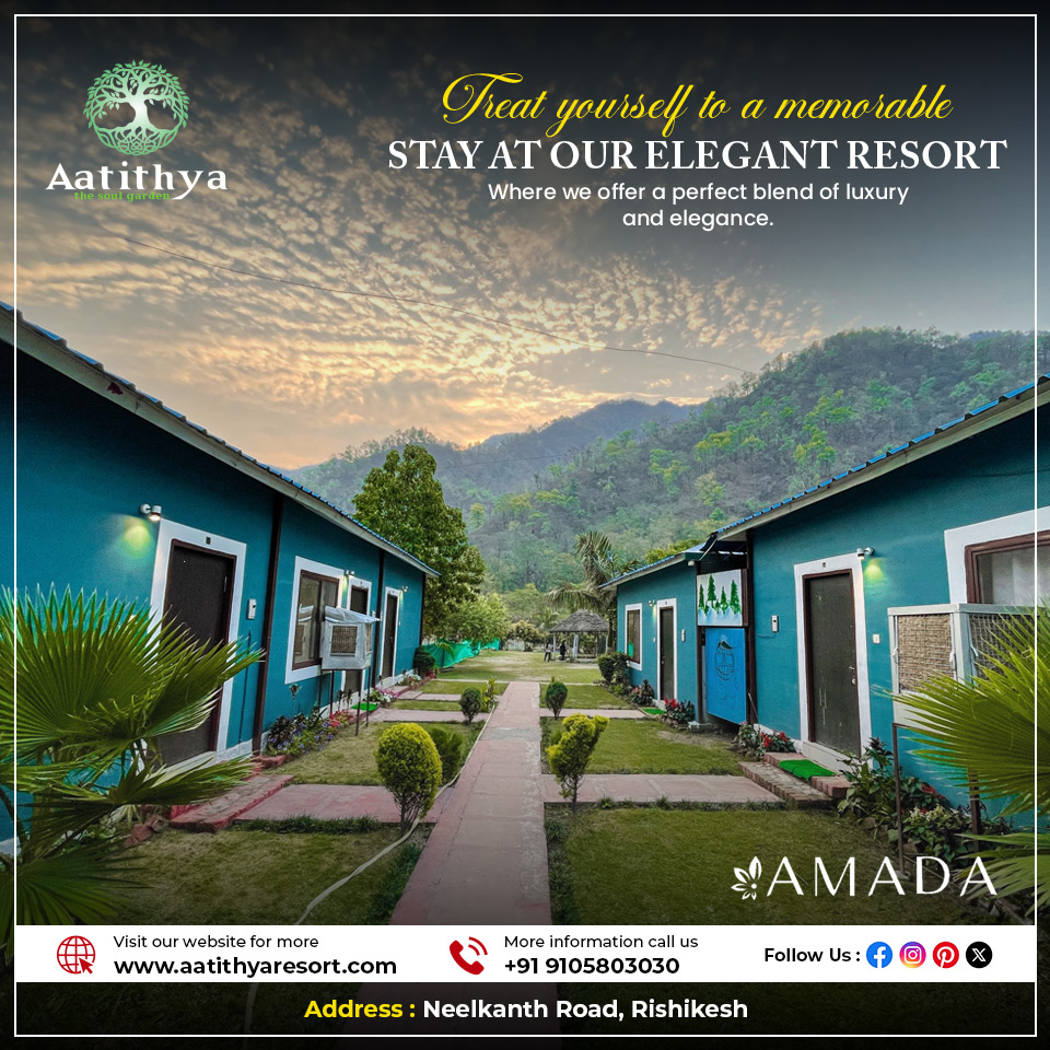 🌴 Escape to paradise! Indulge in luxury at 𝑨𝙖𝒕𝙞𝒕𝙝𝒚𝙖 𝙍𝒆𝙨𝒐𝙧𝒕🏨 

#aatithyaresort #resort #holiday #holidayresort #vacation #tour #travel #tourandtravel #hospitality #rishikesh #uttarakhand #tourism #wedding #weddingdestination #rooms #luxuryroom #ecoresort