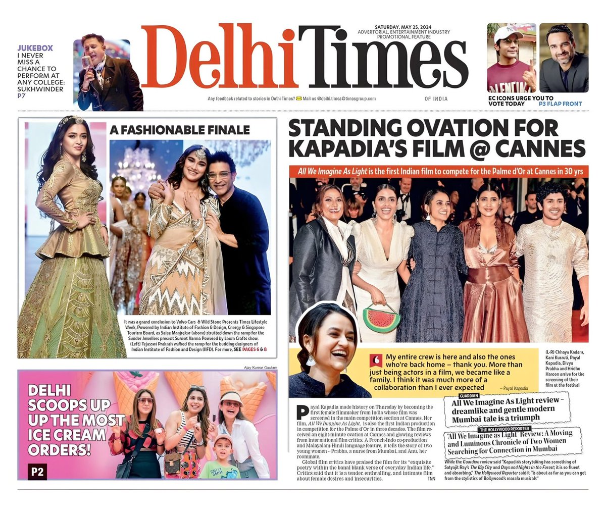 #TejasswiPrakash takes the ramp by storm at #timesfashionweek for @iifdedu 
 She's the epitome of elegance and grace! 💫💃

#ShowstopperExtraordinaire #FashionWeekFierce #iifd #iifdchandigarh #TejasswiPrakash #bollywood #rampwalk #TimesLifestyleWeek #DelhiTimes