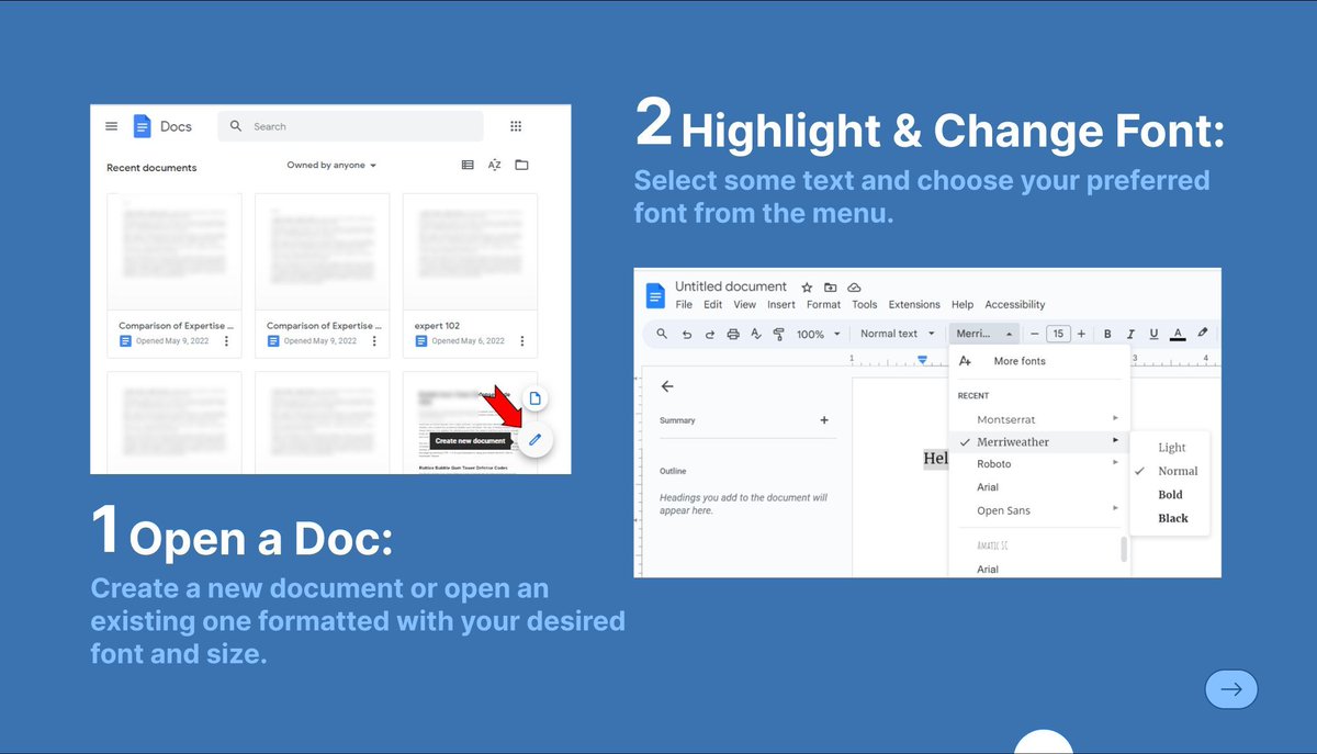 Nimblechapps's tweet photo. Say goodbye to Times New Roman monotony!

Follow these quick steps to change your default font in Google Docs and let your words stand out.

#GoogleDocs #FontCustomization #ProductivityHacks #Nimblechapps #MobileAppDevelopment #WebsiteDevelopment #NewIndia #Innovation https://t.co/qDV7zl2jzG