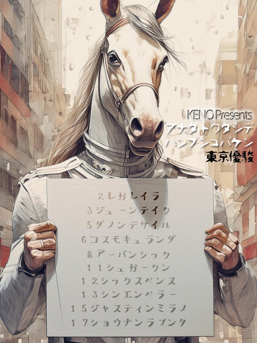 馬券外す時によくあるのが
唯一外したあの馬がなぜ来るの？問題
🦄
例えば、候補馬として5頭挙げていた中で
唯一切った馬が馬券に絡む
こんな感じで外した事無いですか？
自分はまあまああります　笑😆
だから、そのブレを無くす為にケノ指数を作り出したって所もあるんですよね😊
🦄