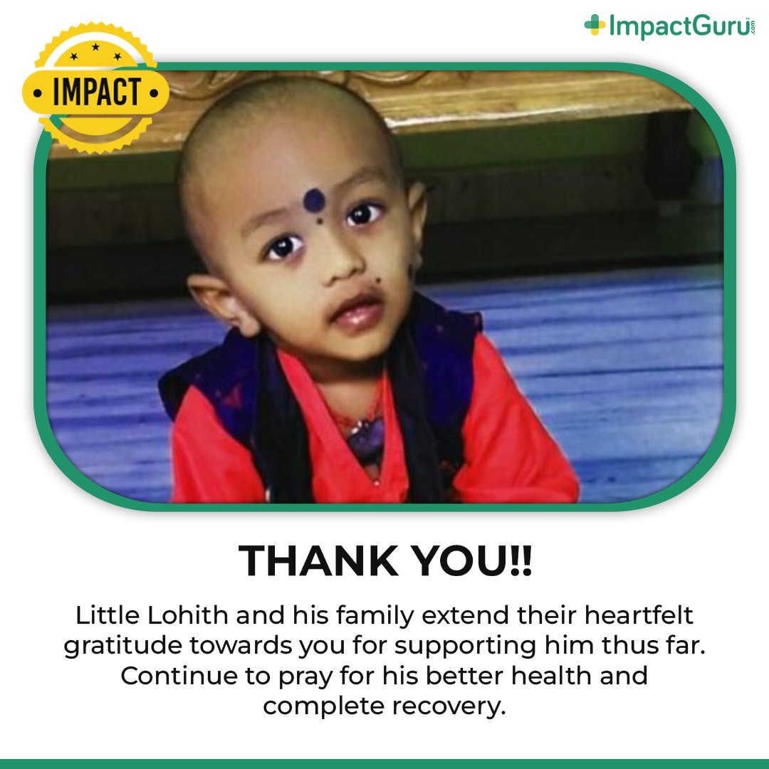 Sharing, praying & donating - everything counts! 👏🏻👏🏻 #ImpactGuru #Milestone #MakingAnImpact #DoGood