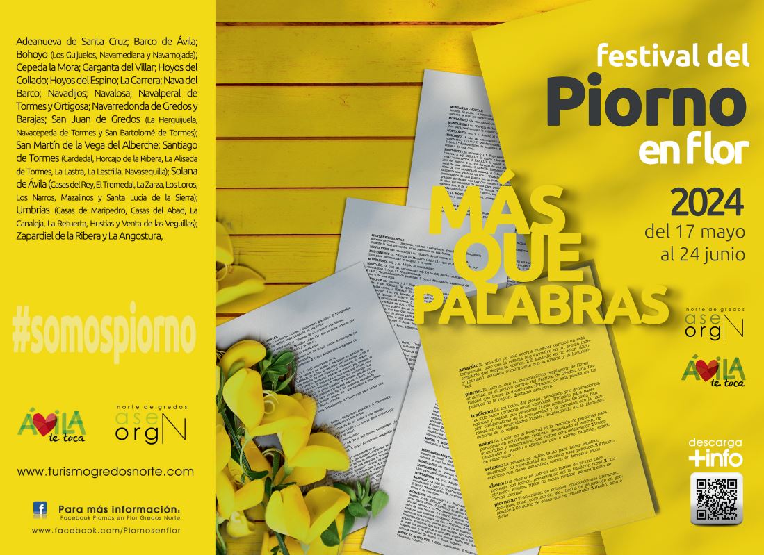 La localidad abulense de #Navalosa acogió la pasada semana la inauguración de la 13 edición del @FestivalPiorno, que este año se celebra bajo el lema 'Más que palabras'. Contamos en #ElPicaporte de @esradio_cyl con su directora, Isabel Sánchez. #EsRadioCyL