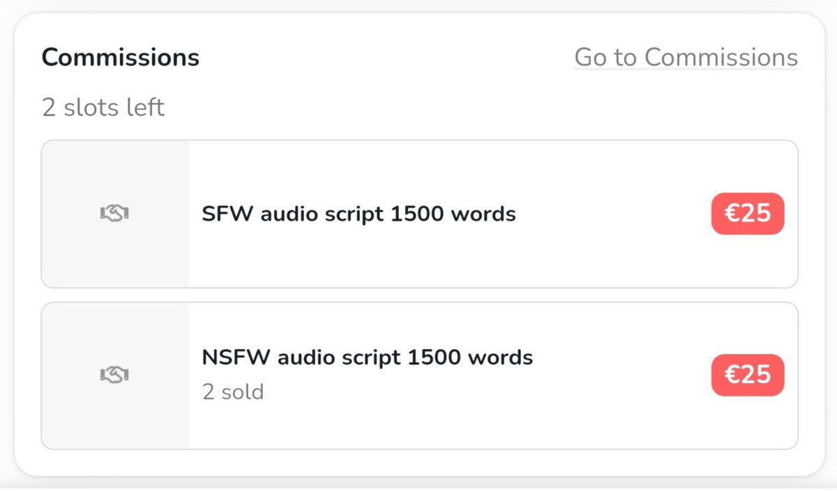 succslayer69's tweet image. I have a bit of extra time on my hands lately, so I reduced my 📝 commission prices by €10 (~30%) 🏷️ for now. 

➡️ ko-fi.com/succslayer69

Check it out if you need a custom #asmrscript #audioroleplay for your viewers! 🗣️🎤