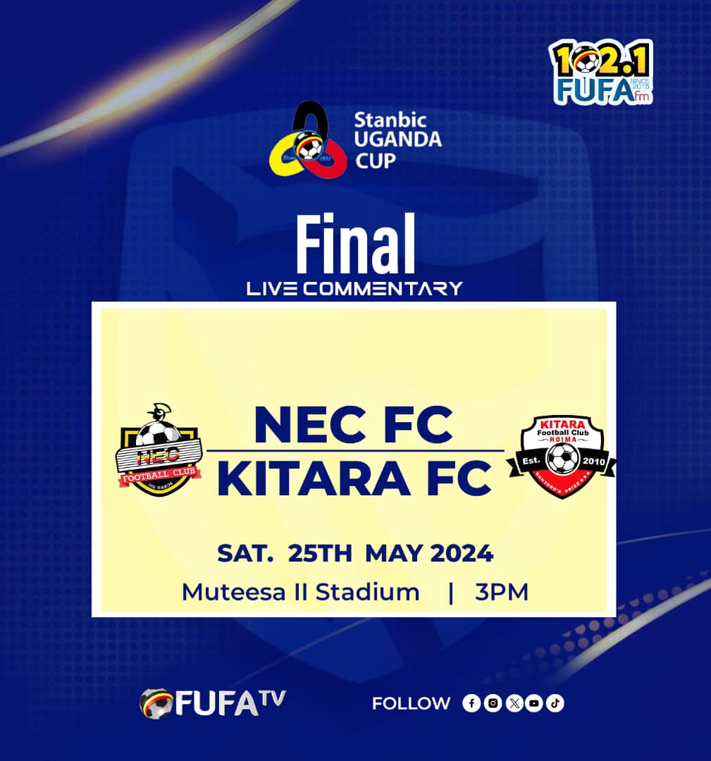 The football radio @FUFARadio is ready for the @FUFAUgandaCup final . Who will take it ? #StanbicUgandaCup #50thEdition #NECKITARA