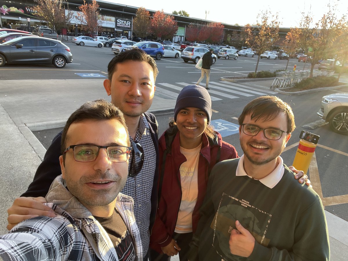 ☀️A small group trip to our local food markets to share food, stories & a laugh is a great way to connect with & mentor students😊 So important to appreciate unique needs of students & to understand how to better support them & bring the best out of them during their PhD🎓