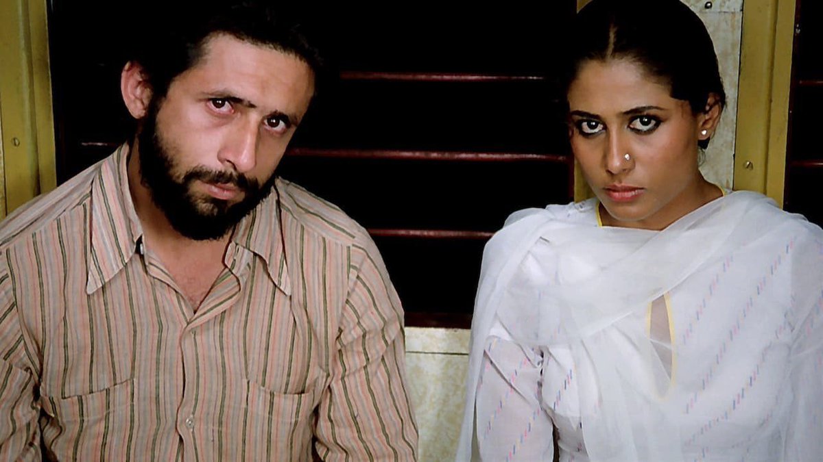 (1982) Smita Patil & Naseeruddin Shah in ‘Bazaar’