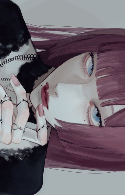 「long hair necklace」 illustration images(Latest)