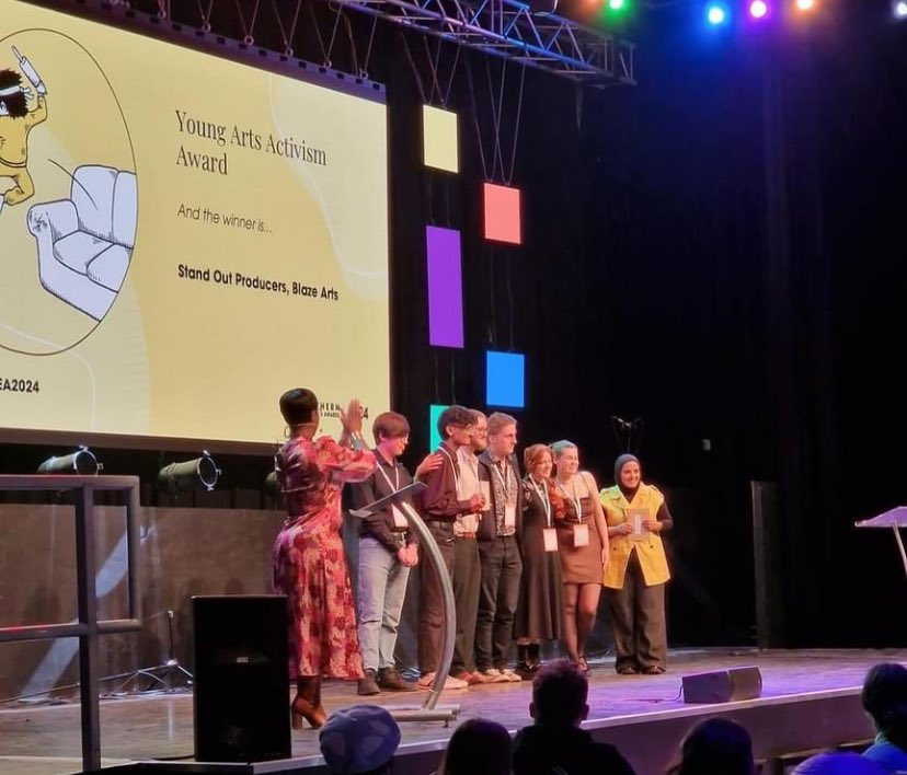 Congratulations to our young producers who won the Young Arts Activism Award.