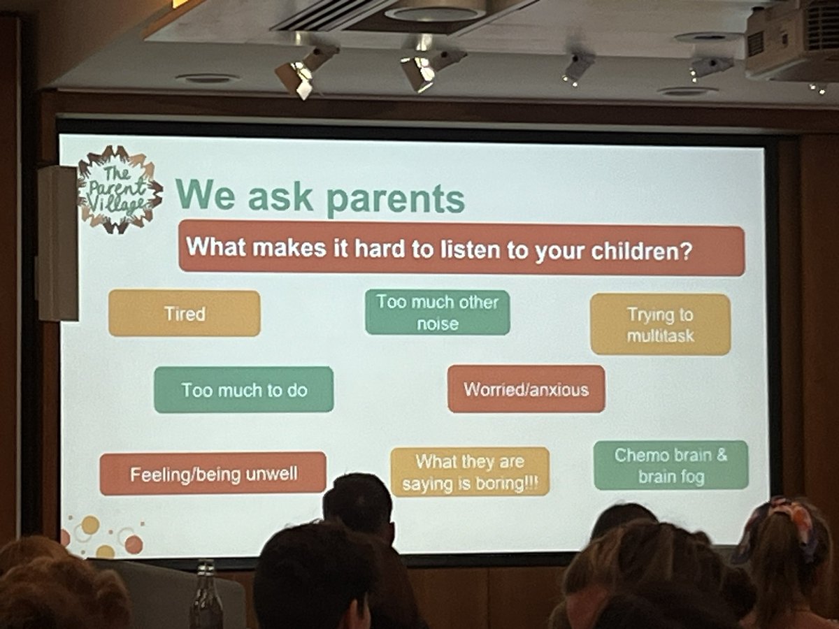 The brilliant Penny speaking now at #PWC2024 about how we communicate with children 
parentingwithcancer.org