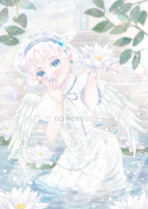「dress white wings」 illustration images(Latest)