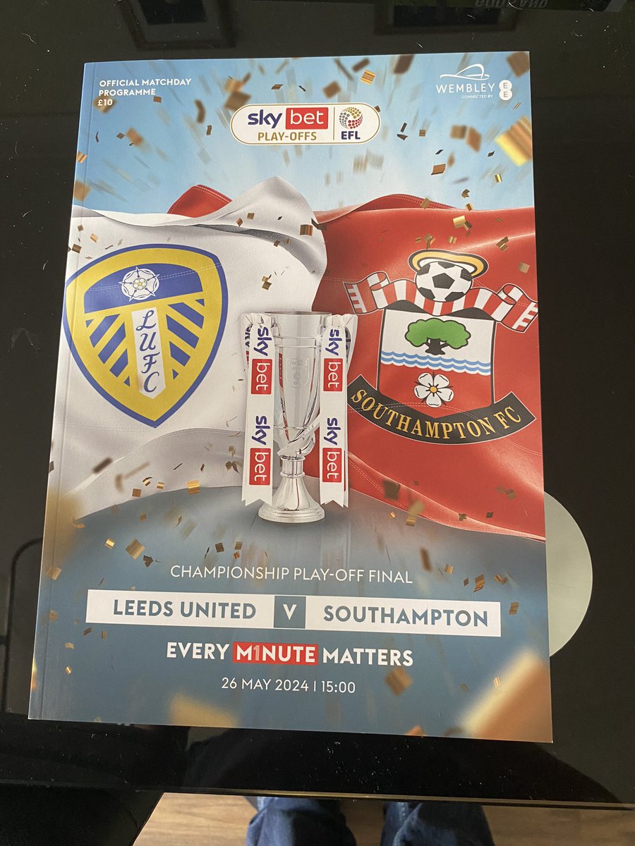 saintbl's tweet image. Programme arrived saves me carrying tomorrow! #southamptonfc #coyr