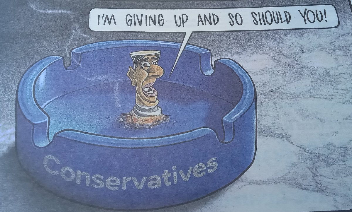 He knows he's already lost. It's the fag end of 14 years of running the county into the ground..... #toryshite #toriesout <a href="/RishiSunak/">Rishi Sunak</a> <a href="/GOVUK/">GOV.UK</a> #fuckthetories