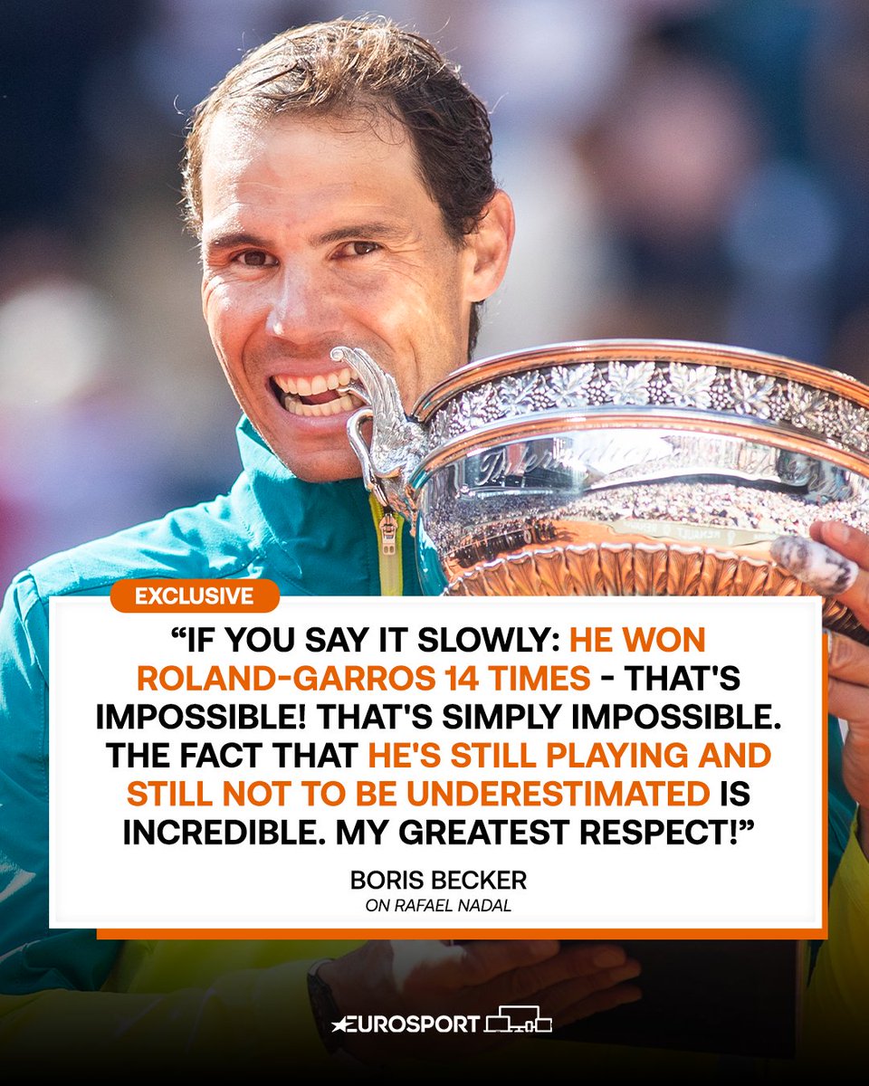 Rafael Nadal's achievements at #RolandGarros defies Boris Becker's belief 🤯