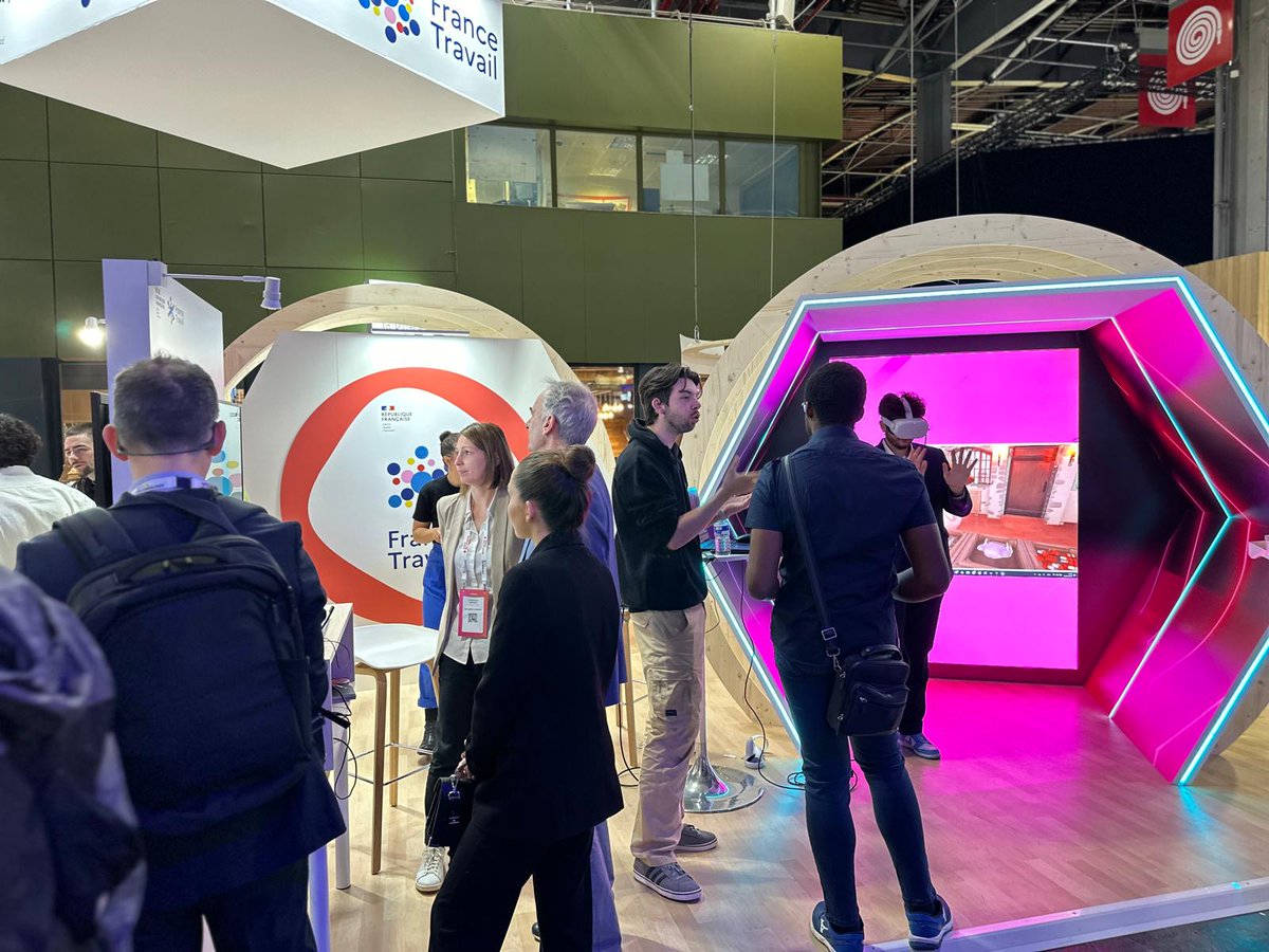 Venez créer votre propre jeu inspiré des jeux vidéos comme #DeadSpace, #Halo ou #CounterStrike !  🎮

C'est toute la journée sur le stand D60 de <a href="/FranceTravail/">France Travail</a> à <a href="/VivaTech/">Viva Technology</a> 👾

#AvecFranceTravail #VivaTech