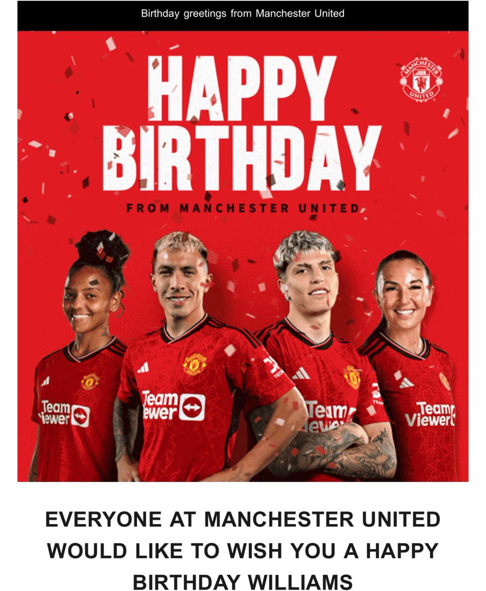 will24AD's tweet photo. @ManUtd What a birthday gift 😭😭 https://t.co/cCBc4JUs6E