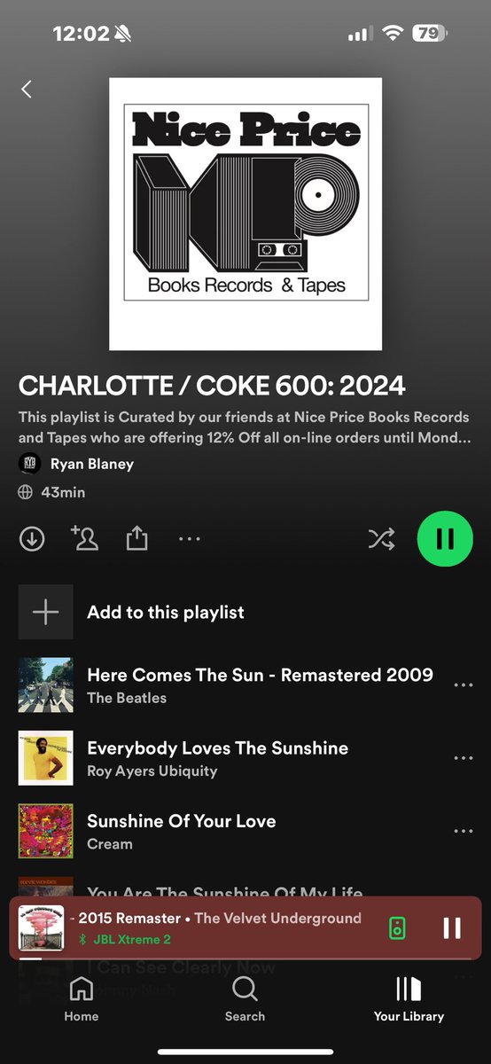 Blaney's tweet photo. This playlist is Curated by our friends at Nice Price Books and Records who are offering 12% Off all on-line orders until Monday 5/27 at 11:59PM with the CODE: thetwelve - Find at https://t.co/zfkBLFTYqJ https://t.co/l6M2GU4ESL https://t.co/7IPd4F7x29